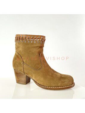 Bohemian | Rag & Bone 'The Mercer' Western Boot | Coral Crochet Grommet | Rustic